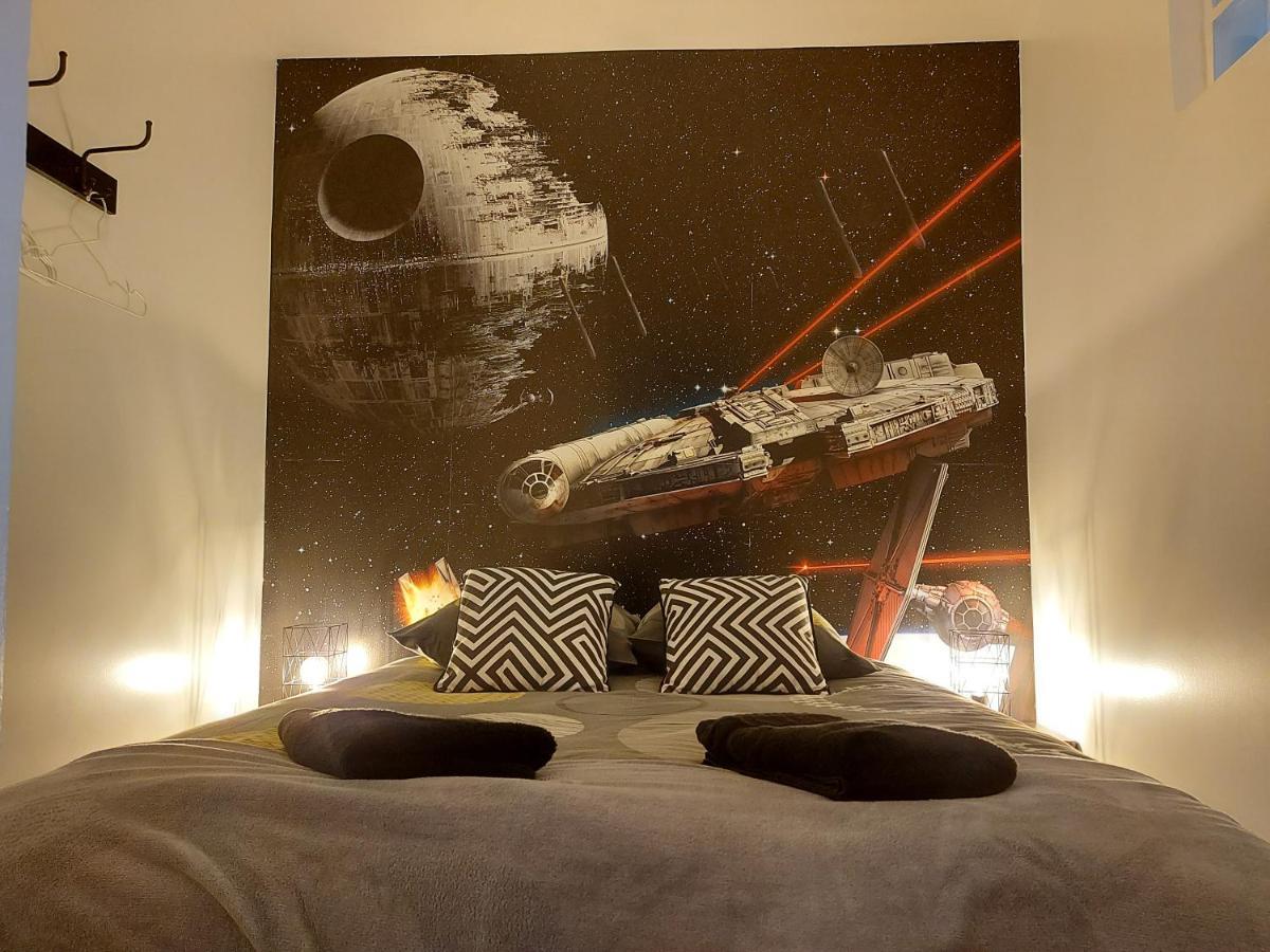 Appartement Cinéma vidéo-projecteur et garage Honfleur Exterior foto