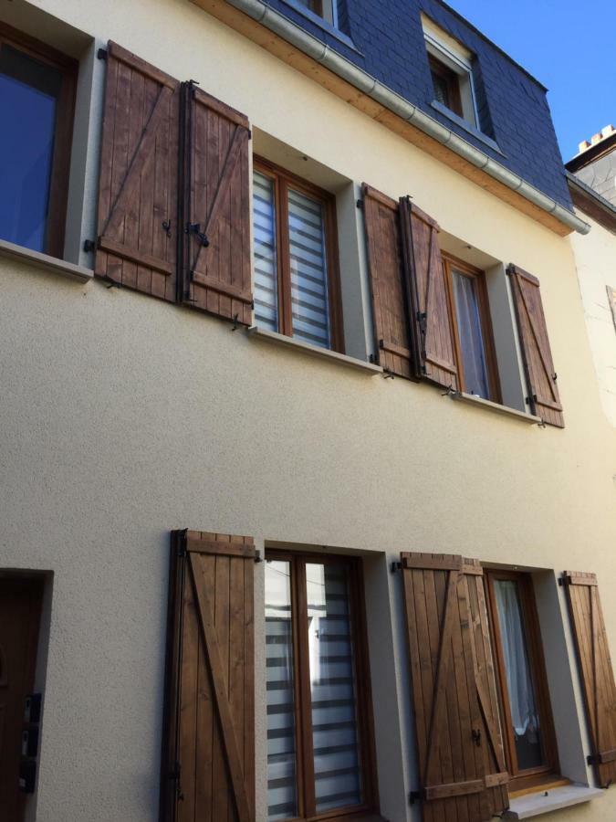 Appartement Cinéma vidéo-projecteur et garage Honfleur Exterior foto